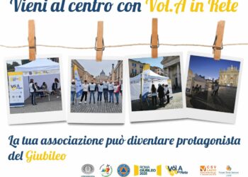 Vol.A in Rete: la tua associazione può diventare protagonista del Giubileo