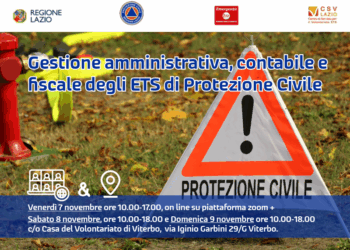 Gestione amministrativa, contabile e fiscale degli ETS di Protezione Civile Casa del Volontariato di Viterbo e online