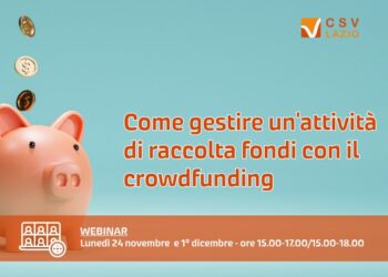 Come gestire un’attivitá di raccolta fondi con il crowdfundingWebinar online