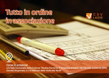 Tutto in ordine in associazione  Sala Comunale della Cultura “Rosina Ferrario, 1° Aviatrice d’Italia”, Guidonia (RM)