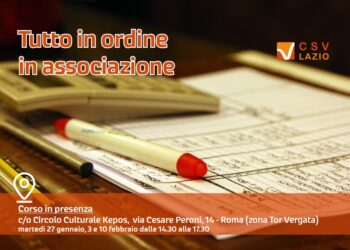Tutto in ordine in associazione  Circolo Culturale Kepos (Tor Vergata)