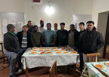 Laboratorio per gli ospiti dell’Associazione Solidarietà e della Cooperativa Arcobaleno a Scauri (LT)