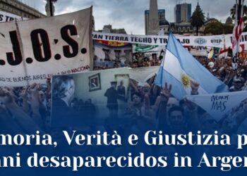 A Roma un incontro su memoria, verità e giustizia per i giovani desaparecidos in Argentina