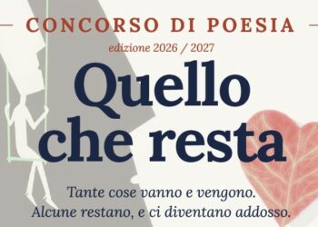 “Quello che resta”: un concorso di poesia aperto a tutti per raccontare ricordi, emozioni ed esperienze